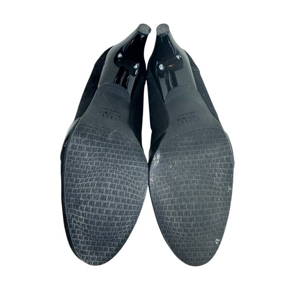 Stuart Weitzman Blade Suede Leather Slip On High Heel Pumps Size 7.5 - Picture 6 of 9